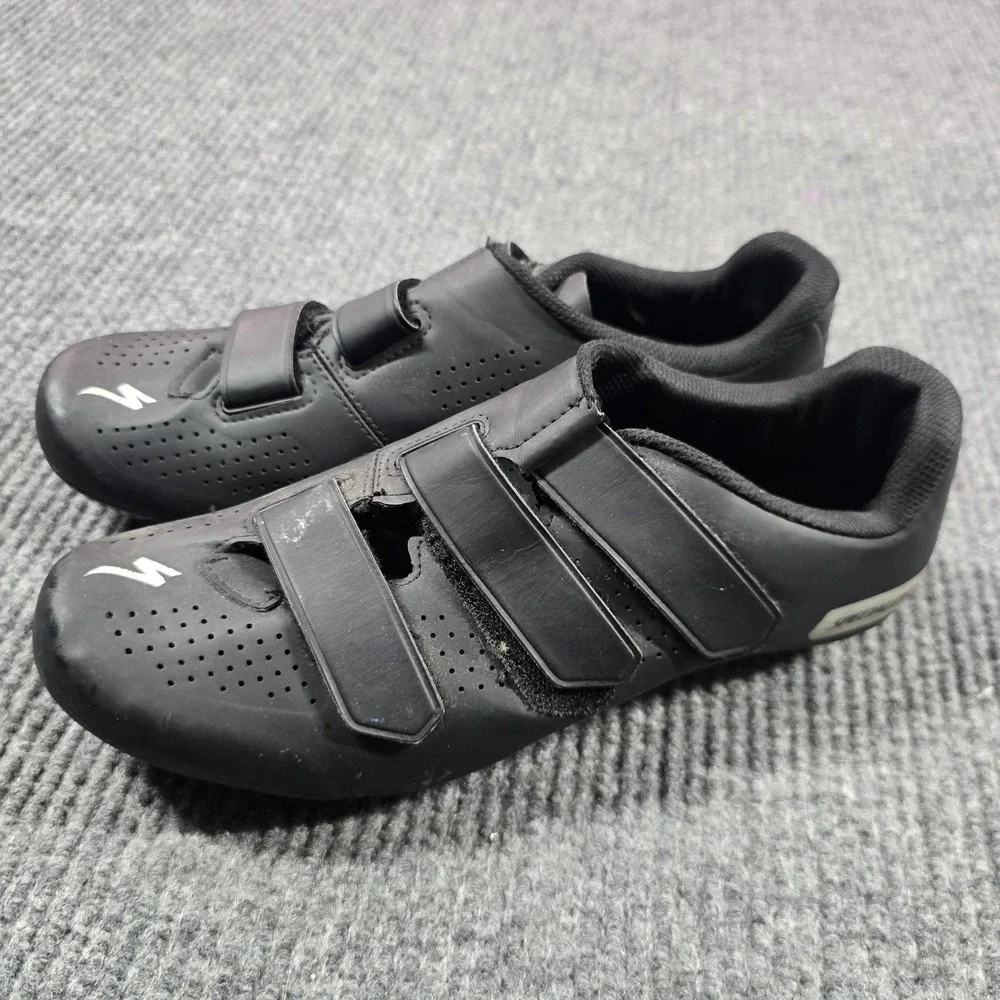 Specialized Torch 1.0 Cycling Shoes Mens 9.5 EU 43‎ Black 3-Bolt Road